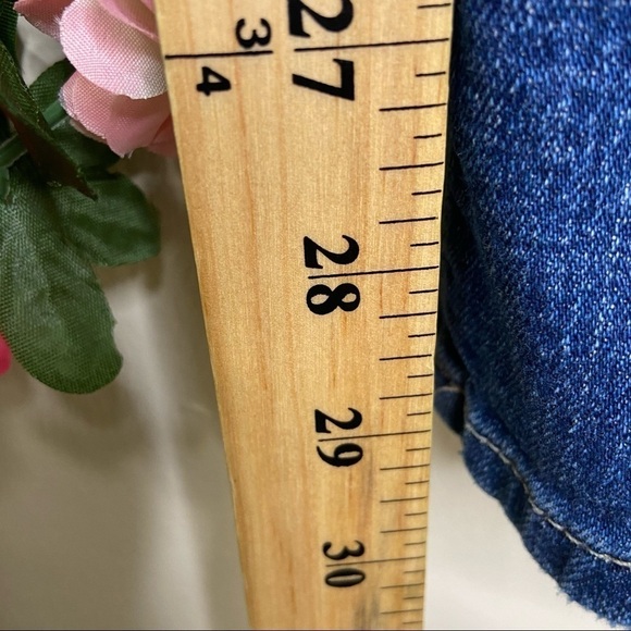 🌹Joe’s Jeans Blue Dark Wash Destroyed Distressed Skinny Ankle Jeans Womens 27 - Picture 6 of 6